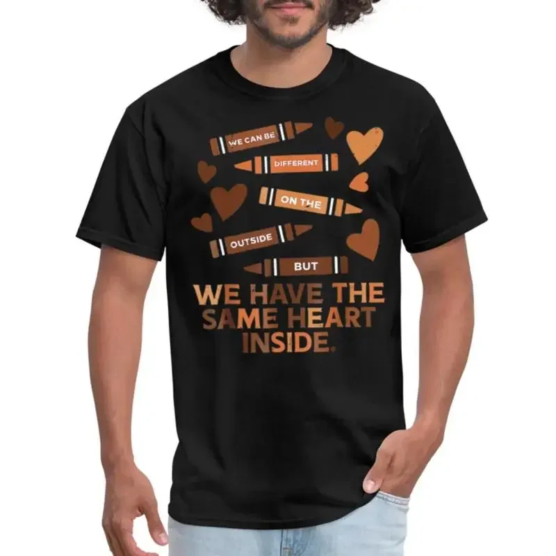 We Have The Same Heart Inside Black History Month Men's T Shirt