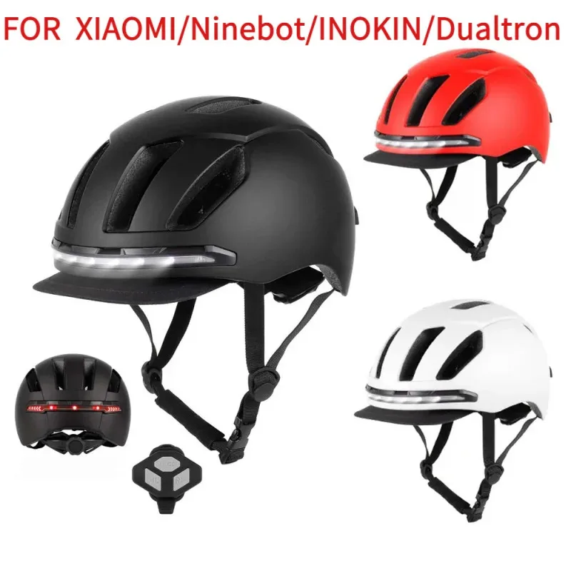 

Smart Helmet with LED Turn Signals Universal Fit for Xiaomi Ninebot & More