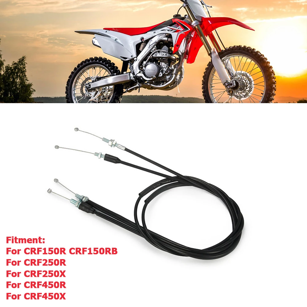 AliExpress JFGRACING Motorcycle Throttle Cable For HONDA CRF150R CRF250R CRF250X CRF450R CRF450X CRF 150R 250R 250X 450R 450X Pit Dirt Bike
