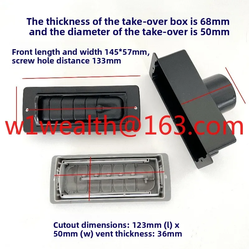 Agricultural locomotive construction modified air conditioner trend truck trend 50mm take over installation screw distance 13.4