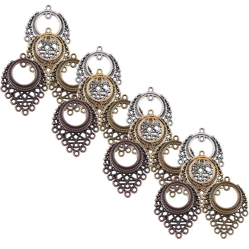 

50 Pcs Necklace Pendant Accessories DIY Bracelet Supplies Earring Making Jewelry Charms
