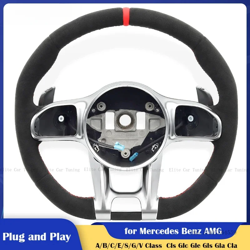 

Car Steering Wheel OEM any color for Mercedes Benz AMG E43 S63 S65 C200 W167 W177 W190 W204 W205 C205 W213 W217 W222