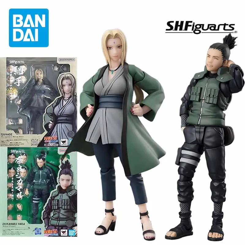 

BANDAI Original MODEL KIT GUNDAM SHF TSUNADE SHIKAMARU NARA Anime Action Figure Assembly Model Toys Model Gifts for Boys