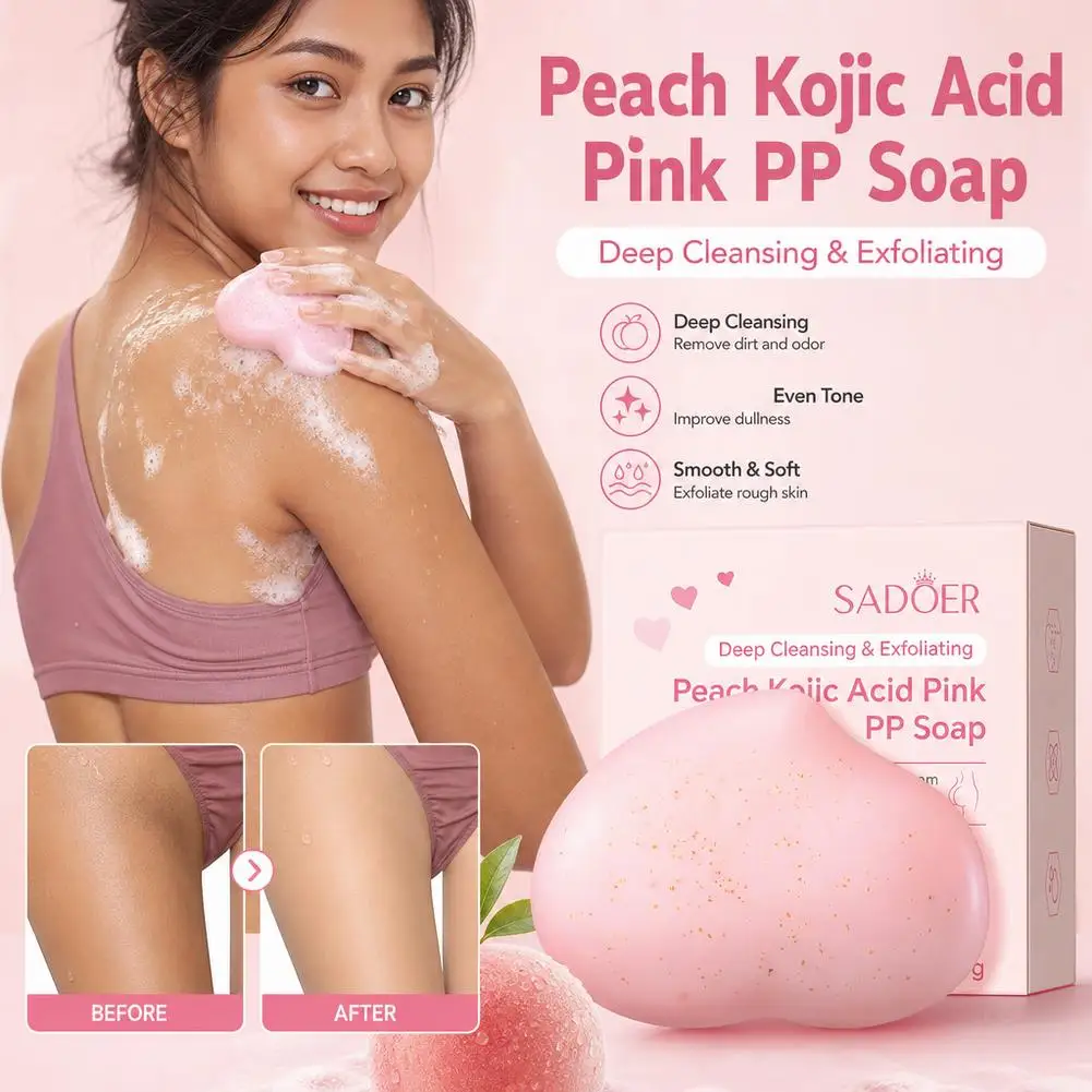90/80g Rapid Skin Bleaching Cream Soap Armpits Underarm /Groin Whitening Peach Scented Feminine Intimate Wash Body Scrub Soap