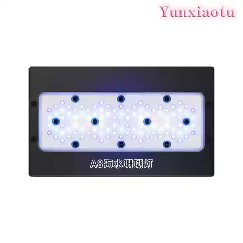 A8Pro II 240W Full Spectrum LED Aquarium Light, WiFi 8-Channel Control for Saltwater Coral Reef Tank, Marine Fish Grow Lamp