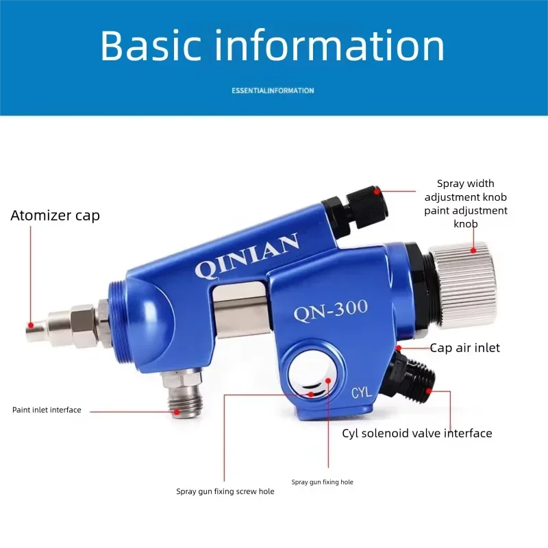 QN-300 Squeezing Glue Water Gun Automatic Spray Handheld Adhesive Dispenser Industrial Spraying Glue Applicator Repair Tool