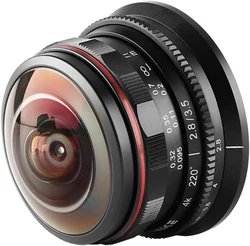Meike 3.5mm f2.8 M43 Ultra Wide Circular Fisheye Lens Manual Focus for Olympus Panasonic Lumix MFT Micro 4/3 Mount Mirrorless