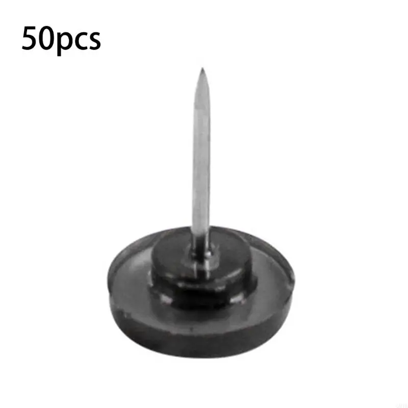 G8TA 50/100PCS Плоская головка толкания штифтов с помощью штифта с помощью штифта карты, шпионные штифты