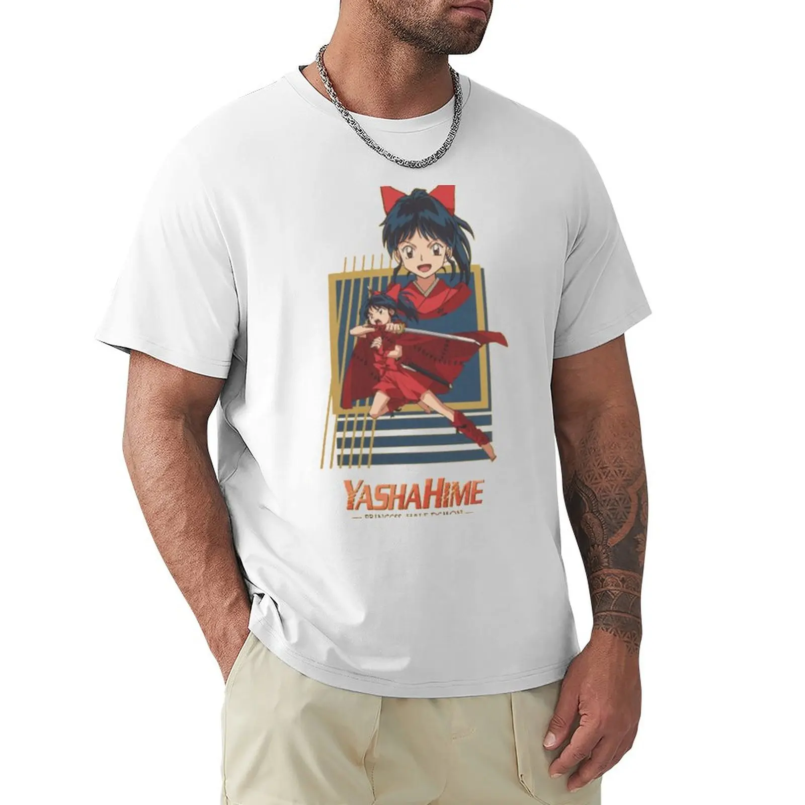 

Yashahime Princess Half Demon T-Shirt quick-drying vintage summer clothes mens clothing