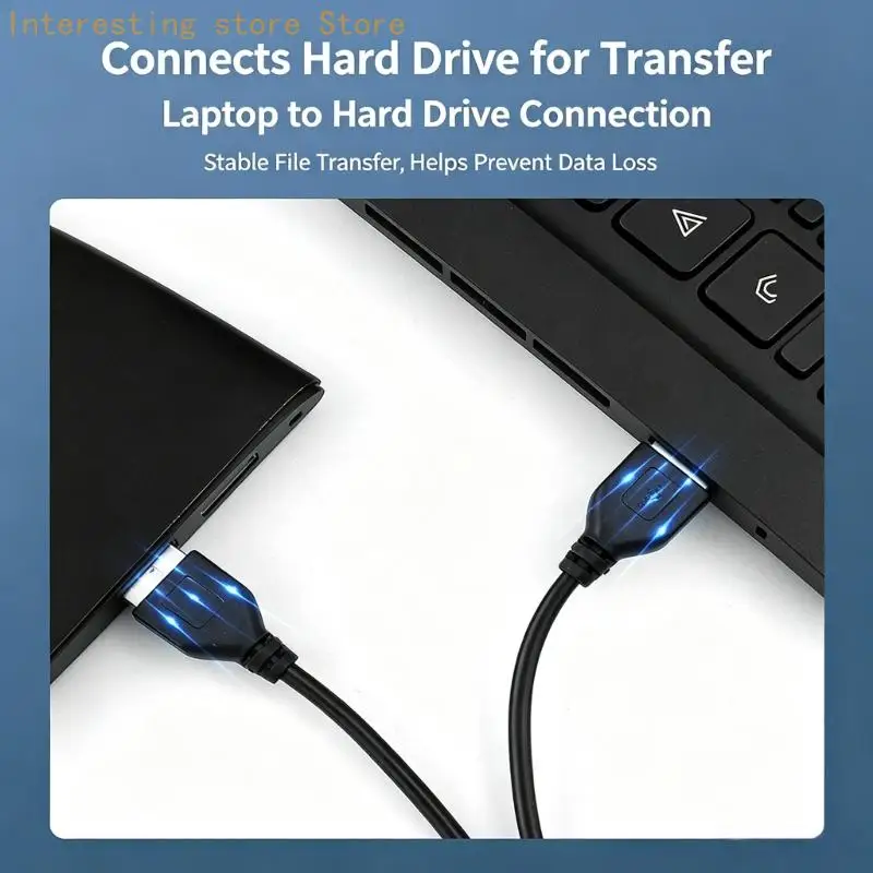Four-Wire USB 2.0 Data Cable for Office Backup and Drive Copy Work 55KC