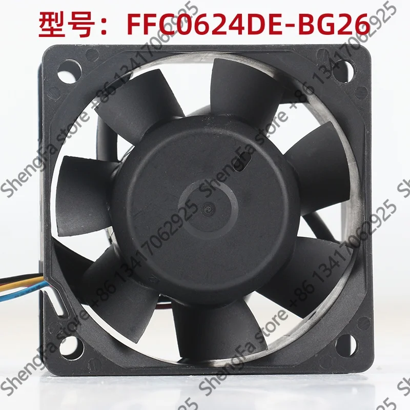 Delta 5V 12V 48V DC 24V 1.25A AC EC 6038 6CM 60X60X38MM  large air velocity measurement double ball silent FFC0624DE cooling fan