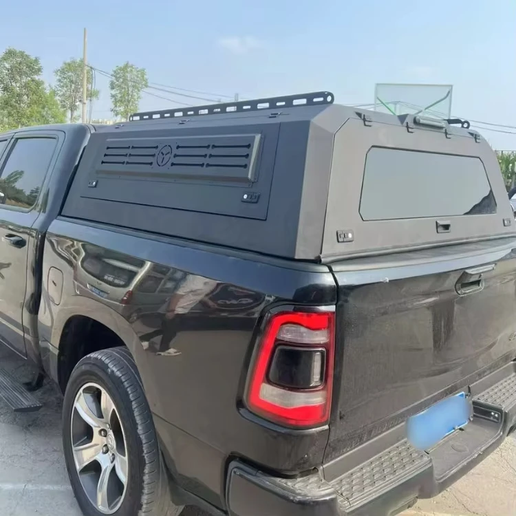 Customizable 4X4 Truck Canopy for Raptor Ranger  for Tacoma  Ram 1500-Hinged Operation