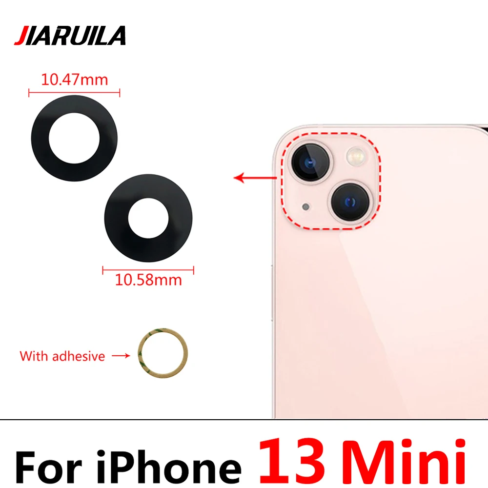 IPhone 13 pro maxおよびmini用リアカメラレンズ,スペアパーツ,新品