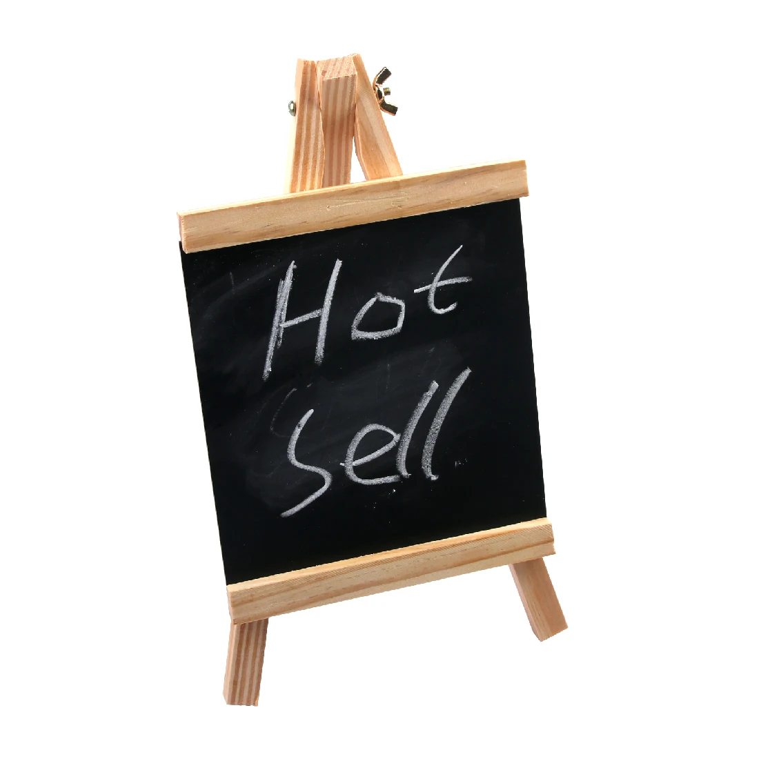 6" Chalk Blackboard with Wood Stands Message Label Board Large Small Message Chalkboard Wedding Party Decor Ornaments Memo Props