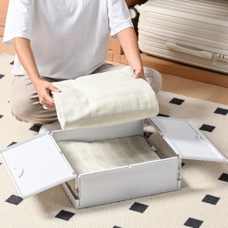 Foldable Bed Cover Storage Box, Duvet Covers, Pillowcase Organizer, Clothes Mattress Cover Sheet, Bedsheet Drawer Cabinet