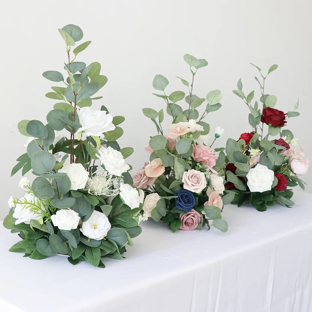 

Artificial Flowers Wedding Road Guide Decoration Flower Balls Birthday Banquet Hotel Table Flowers Catwalk Road Lead Flowers