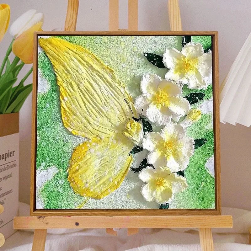 

A6118 Elegant butterfly oil paintings to brighten your wall.
