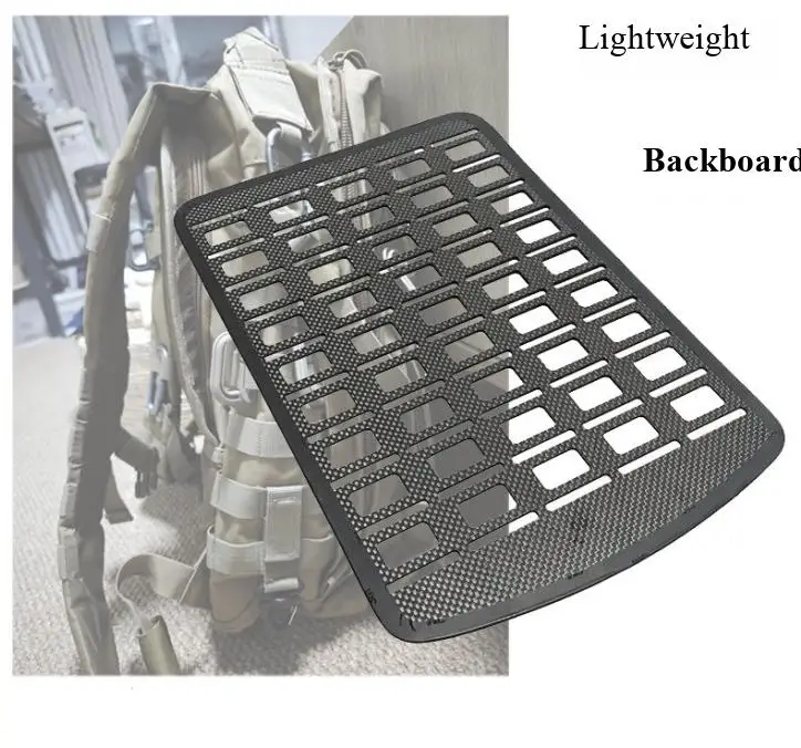 1.5mm 1mm Carbon Fiber Backpack Backplate Silly Bear  Modification Backpack Backplate Lightweight Carbon Fiber