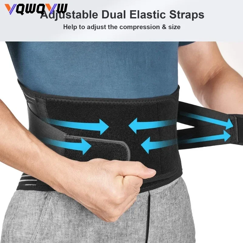 1Pcs Waist Brace Support Belt-Lumbar Support Back Brace Relieve Pain, Adjustable Support Straps-Lower Brace for Men & Women