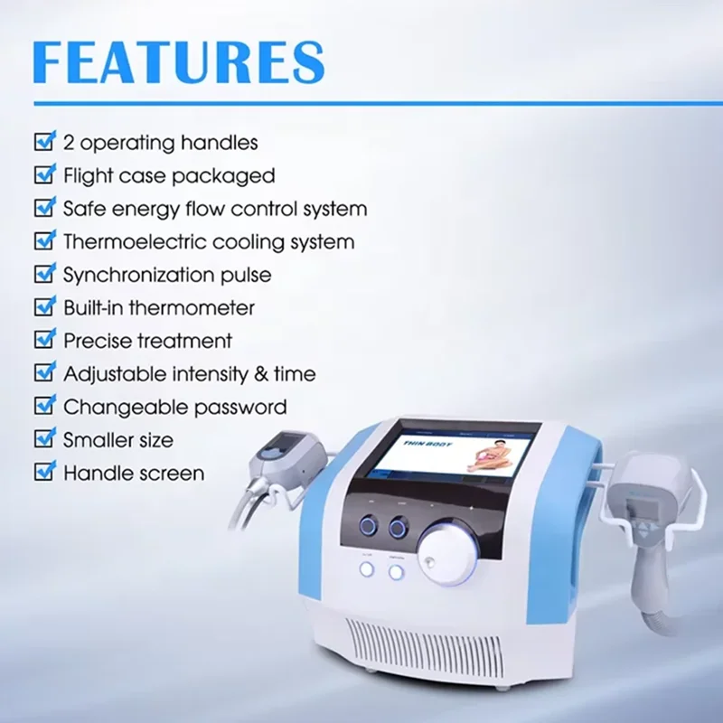 

2025 Portable Body Fat Removal RF Machine 2 in 1 Cellulite Treatment Machine Body Slimming Lymphatic Drainage