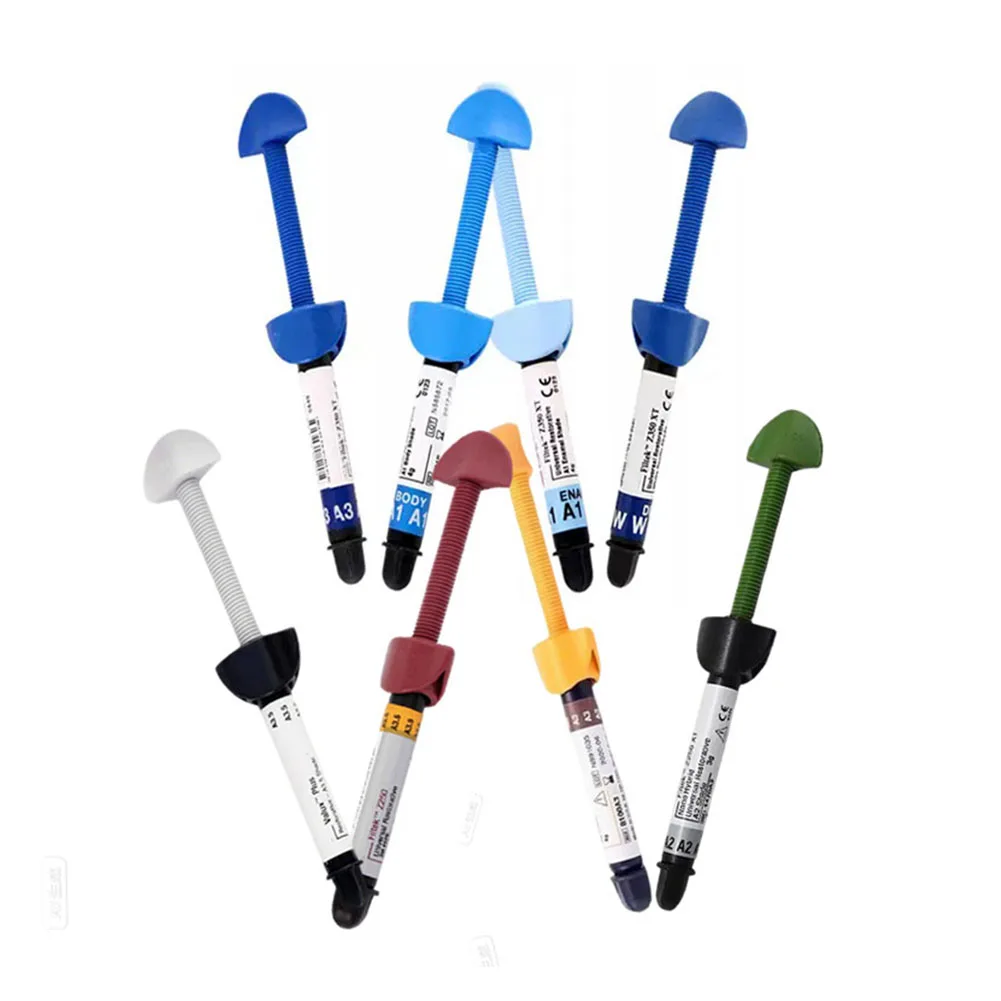 

All Models Dental Composite Resin Light Cure Valux P60 Z250 Z350XT Flowable Dental Tooth Restorative Filling Nano Resin Syringe
