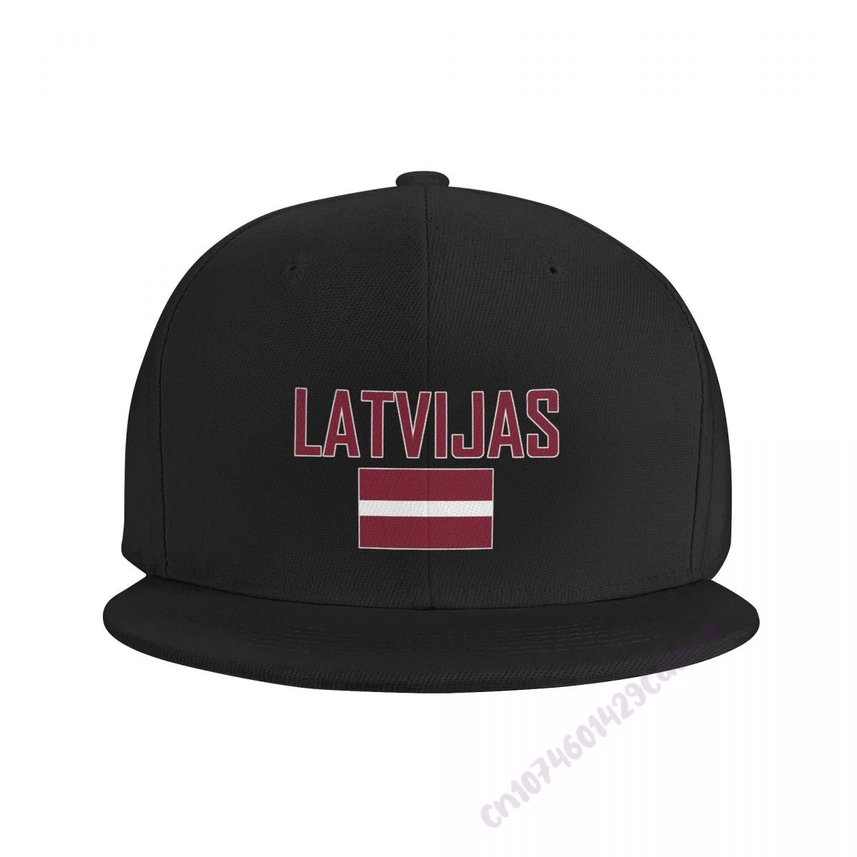 Latvia Flag Flat Brim Baseball Cap Breathable Adjustable Men Women Outdoor Hip Hop Hat For Gift