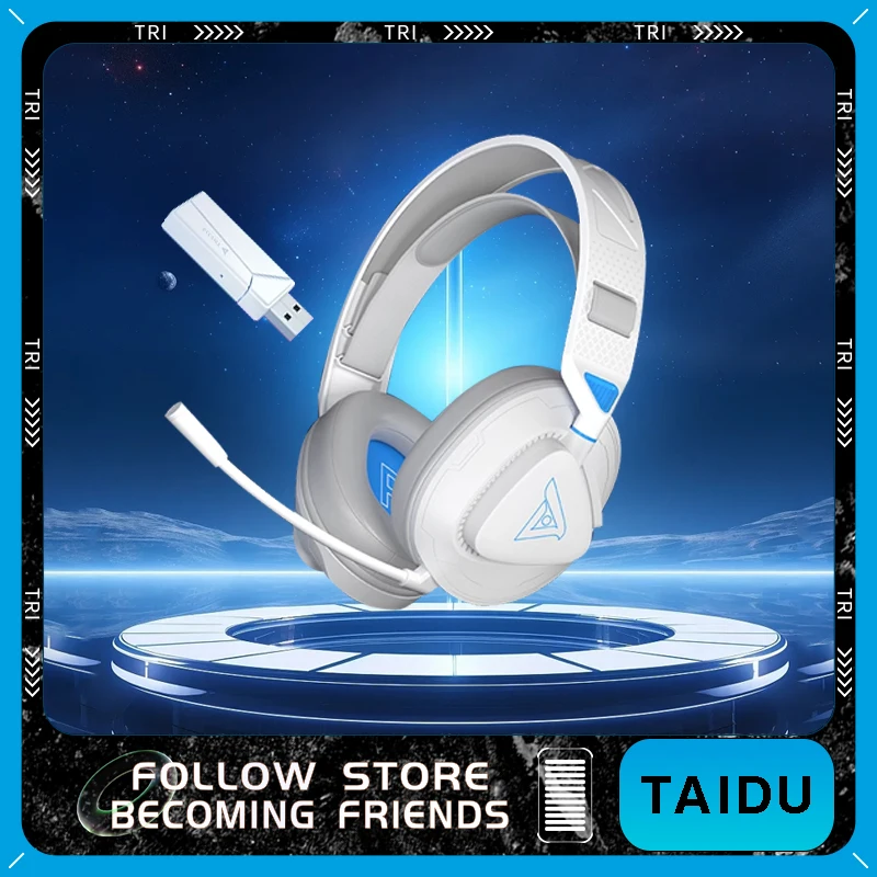 

TAIDU THS318 Gaming Headset Wireless Bluetooth 5.3 with Microphone Fone De Ouvido Sem Fio 1000mAh CSGO E-sports Gamer Earphones