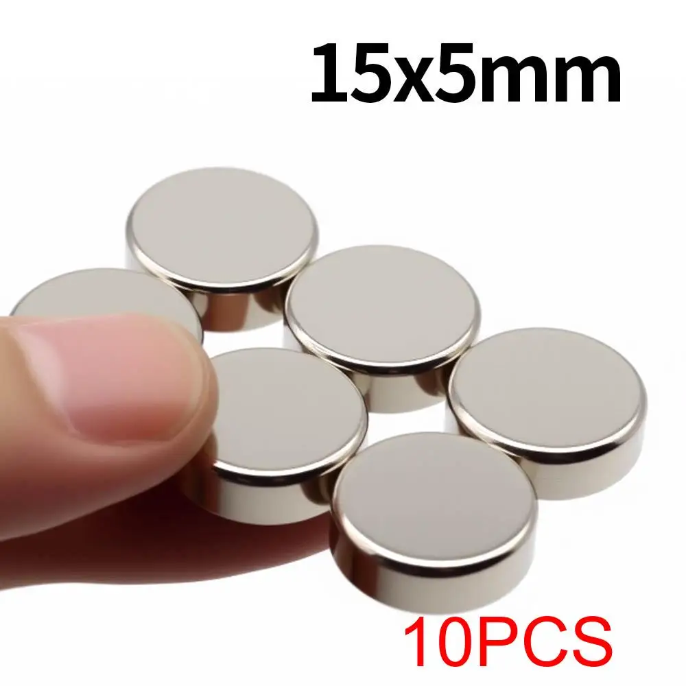 15x5mm Superstarker Neodym-Magnet N35 NdfeB Permanentmagnet imanes Runde leistungsstarke Magnete Kühlschrankmagnet