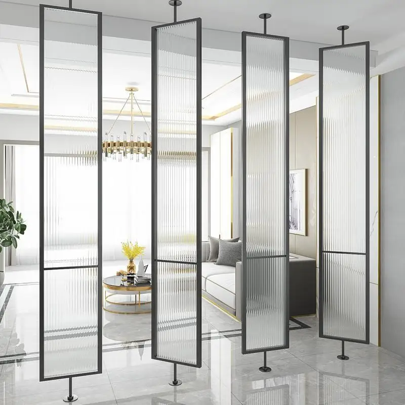 قسم ثابت من الحديد المطاوع حديث وبسيط على الطراز الصيني لغرفة المعيشة ومرحاض الحمام الجديد وشاشة من الفولاذ المقاوم للصدأ