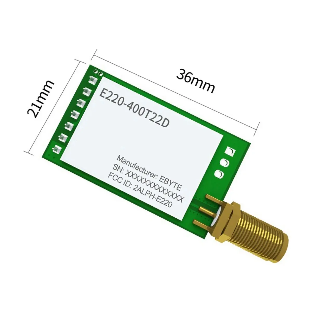 AA80  2PCS E220-400T22D LLCC68 Wireless LoRa Module UART 433MHz 470MHz 22dBm 5km SMA-K RSSI WOR Watchdog Cojxu Transceiver