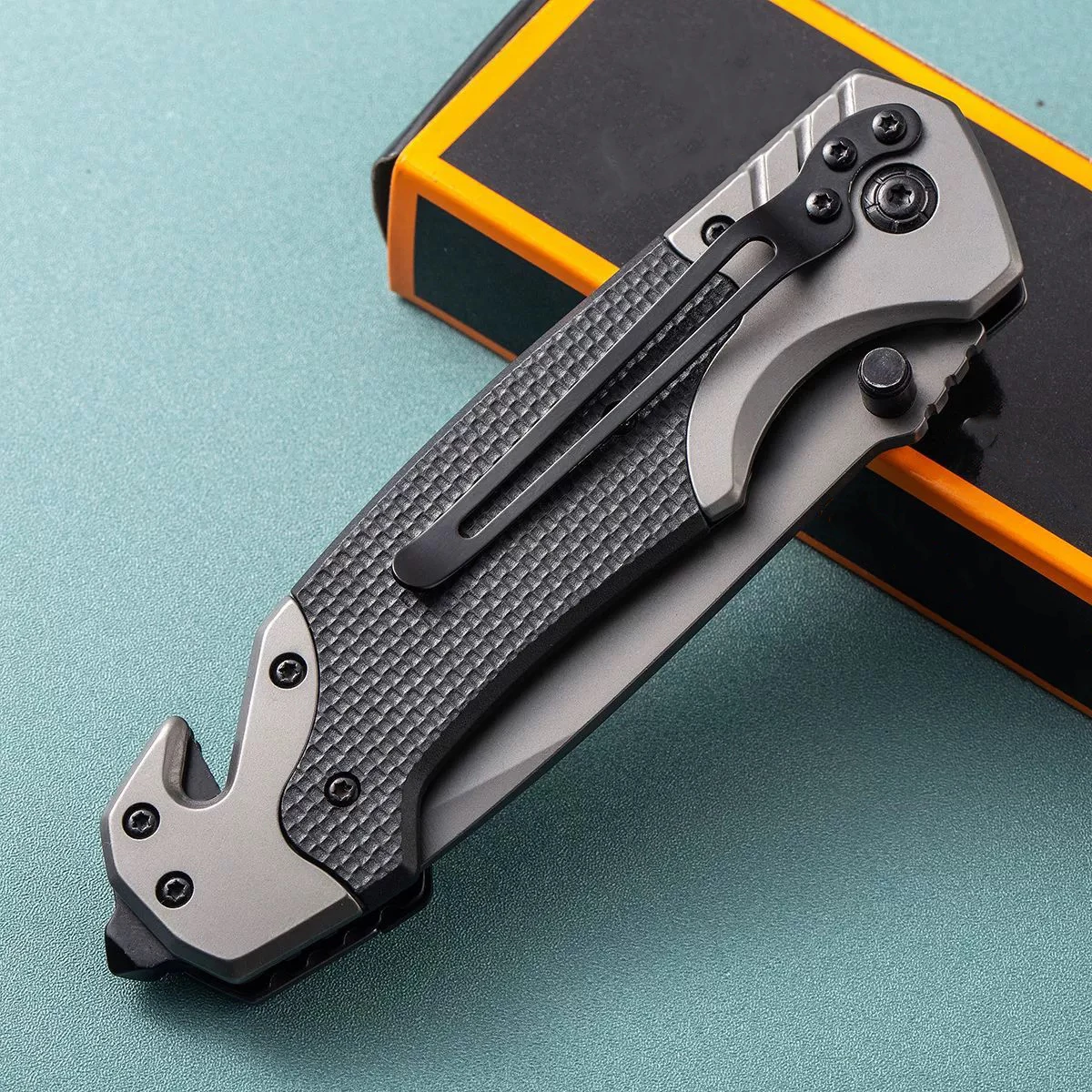 Stainless Steel Folding Knife Multifunctional Tool EDC Tactical Pocket Knife Outdoor Camping Wilderness Survival Knife