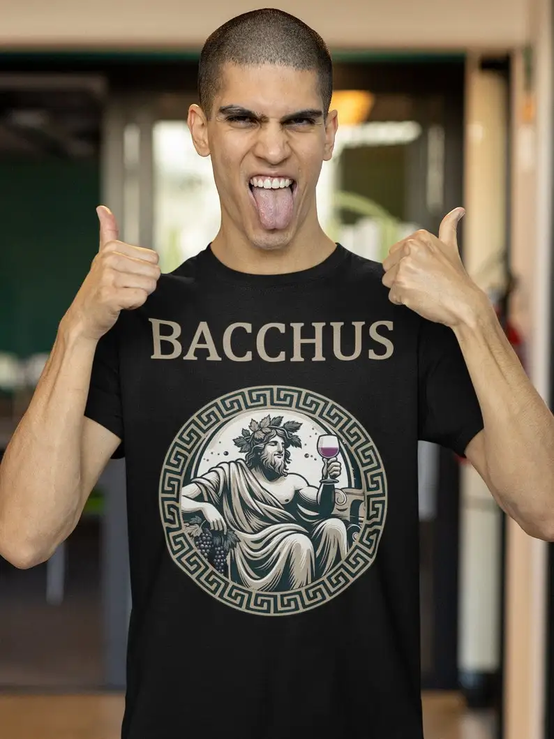 Bacchus Roman God of Wine Madness and Festivals T-Shirt