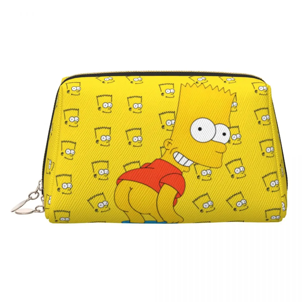 

Custom S-Simpsones Soap Opera Cosmetic Bag Women Cute Big Capacity Funny Makeup Case Beauty Storage Toiletry Bags