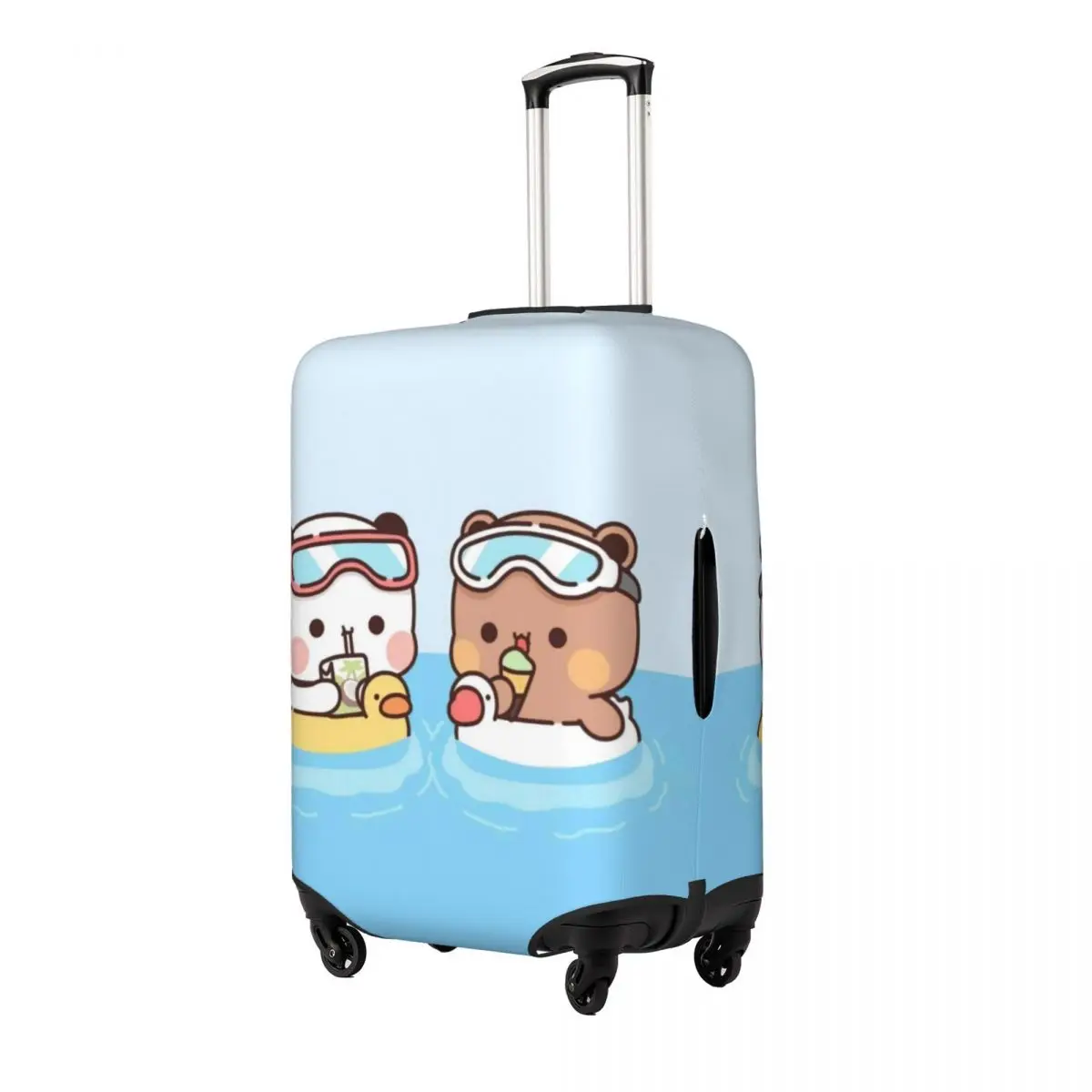 Bubu & Dudu Swimming Suitcase Cover Holiday Strectch Luggage Case Travel Protection