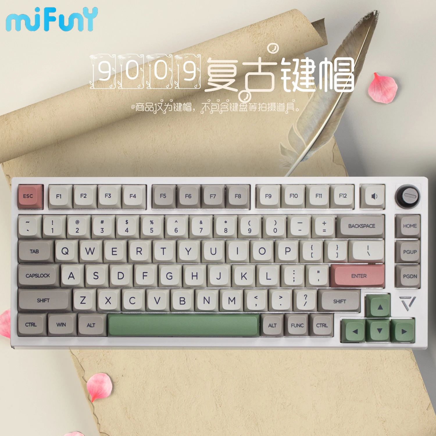 mifuny gmk 9009 keycap retro perfil xda pbt iso keycaps teclado mecanico faca voce mesmo custom gaming acessorios 134 chaves por conjunto 01