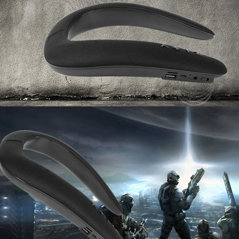 

Speaker Portable Wireless Hanging Neck U Box For Music Gaming Calls Playtime