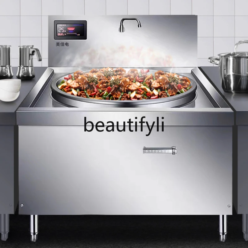 

Commercial Induction Cooker High Power Concave Electric Frying Pan for Canteen and Restaurant Cooking Induction Stove
