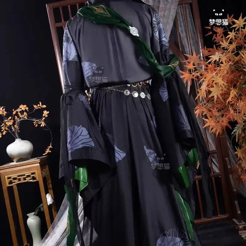 2026 new Where Winds Meet Velvet Shade Men Cosplay Costume Uniform Halloween Carnival Party Christmas Play Role Clothes Clothing