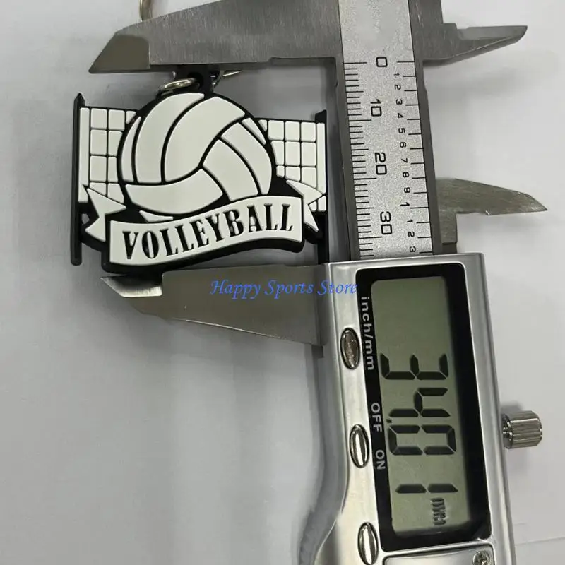 5Pcs/set Volleyball Pendant Ball Keychain Volleyball Bag Ornament Keychain Backpack Keychain Car Key Holder Keychains