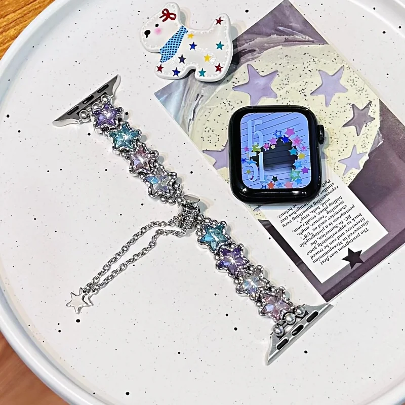 Retro Light Luxury Metal Strap Suitable for Apple iWatch Strap 38mm 40mm 41mm 42mm 44mm 45mm 49mm Fashionable Strap - view 5