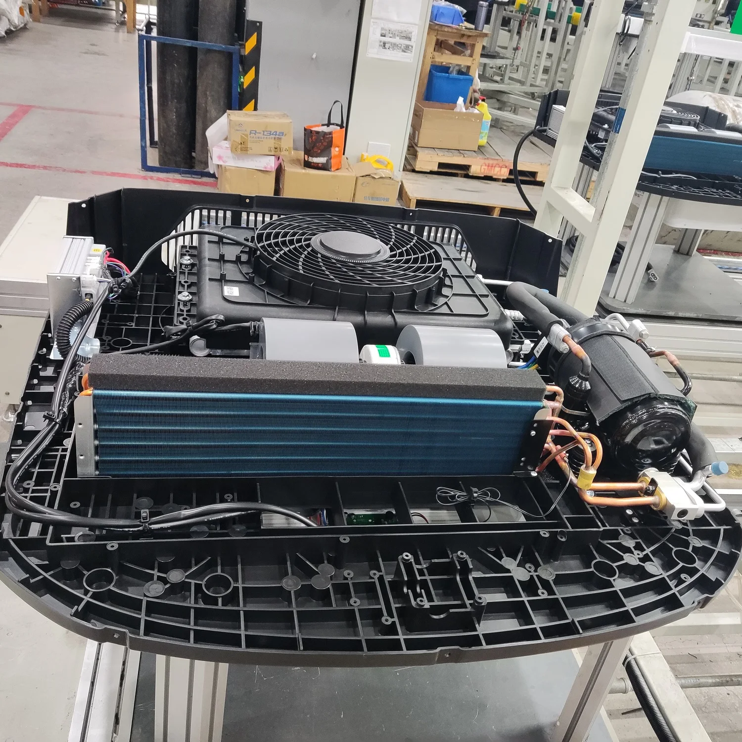 DC 24V Monoblock Truck Parking Cooler Trailer Cabin Roof Top Parking Air Conditioner