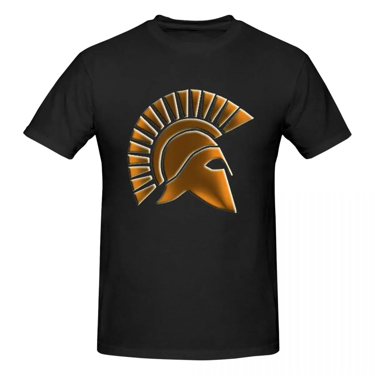 Molon Lave Spartan Warrior Lithos Font Men T-Shirt Classic Plus Size T Shirts Men's Round Neck Cotton Tees Short Summer Male