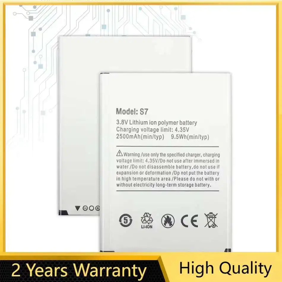

Replacement S7(For Ulefone) For Ulefone S7 / S7Pro Pro Mobile Phone Battery High Capacity