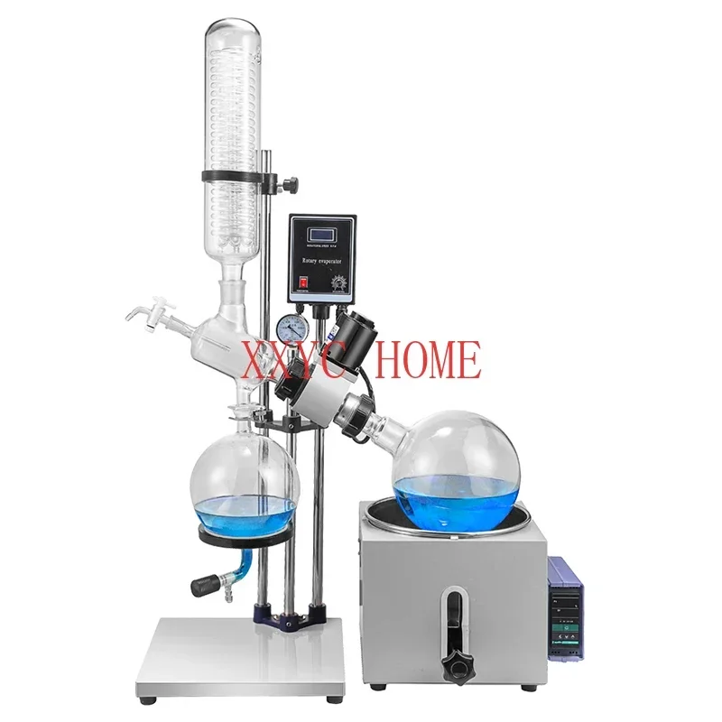 

RE-501 Manual Auto Lifting with LCD Screen 5-120rpm Professional Rotary Evaporator Set Borosilicate Glass