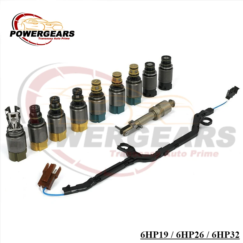 

11PC ZF6HP19 / 6HP26 / 6HP32 Transmission Solenoid Kit (1068298043) OEM High Quality Fits For BMW / Jaguar