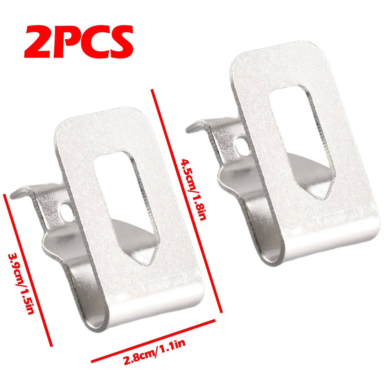 

2pcs Electric Drill Belt Clip Hooks With Screw For DeWalt 18V 20V Drill Driver N268241 N169778 DCD980 Power Tool Accessories