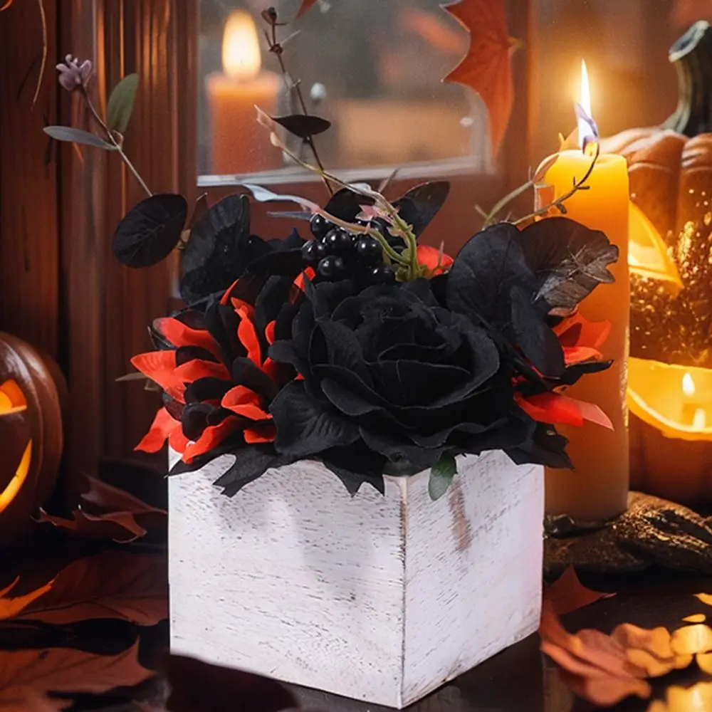 

Real Touch Desktop Artificial Flowers Lifelike Beautiful Artificial Phalaenopsis with Base Elegant Fake Silk Flowers
