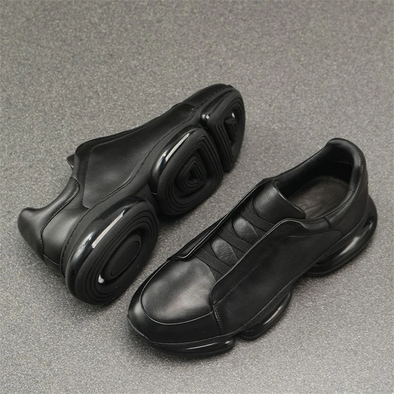 

Leather Dad oes Men's Casual Sports oes Heightening Thi Bot Soft Bot Faionable All-Match Spring Autumn Season