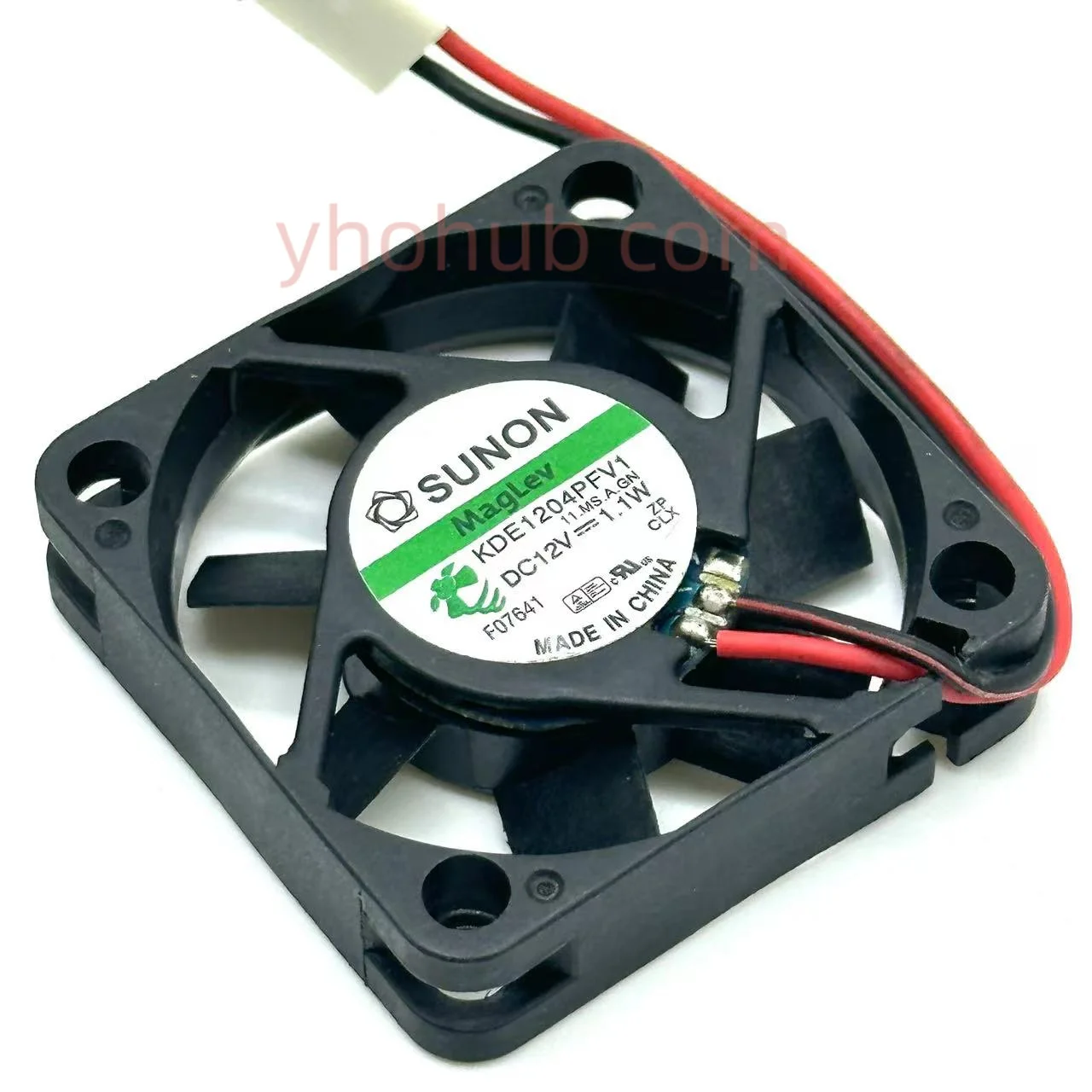 SUNON KDE1204PFV1 11.MS.A.GN DC 12V 1.1W 40x40x10mm Server Cooling Fan