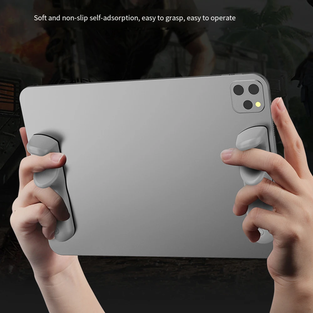 Portable Gaming Handle Soft Silicone Controller Tablet Hand Palm Rest Set For IPad Tablet For-PUBG Gaming Accessories Bracket